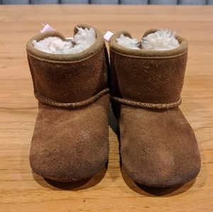 Brown Ugg Boots with pink bows Toddler 2/3